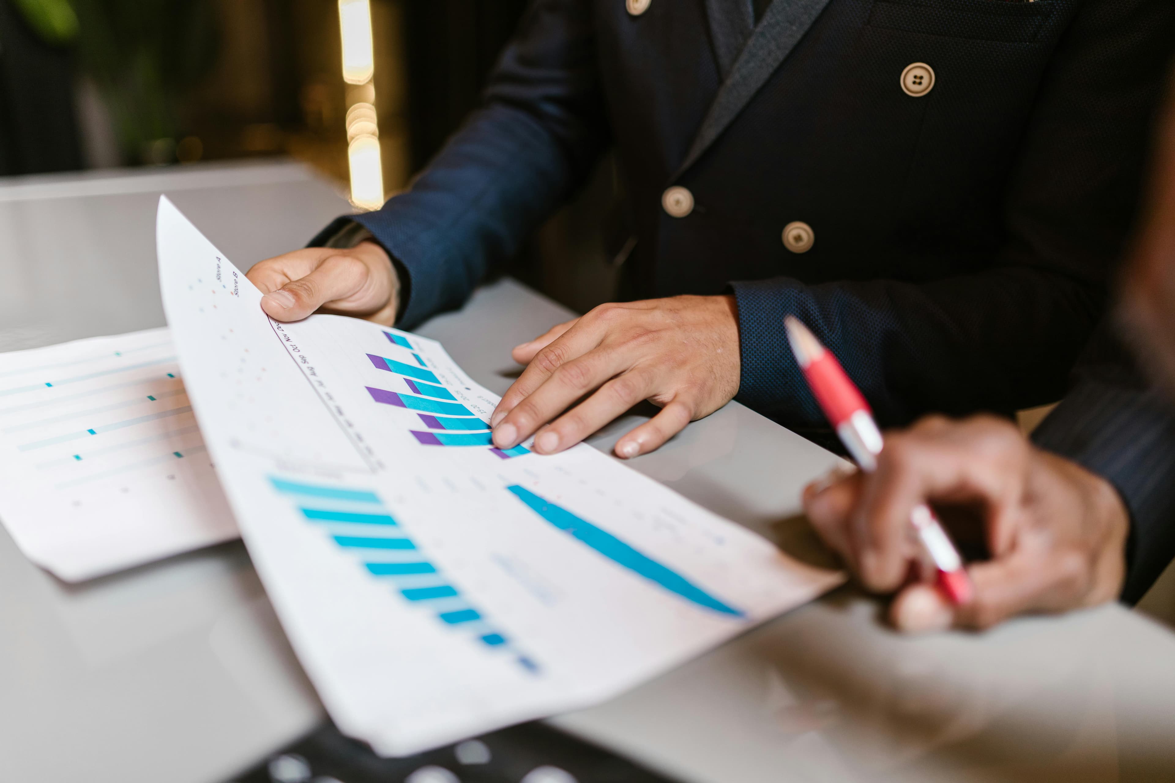 People collaborating on a digital marketing project